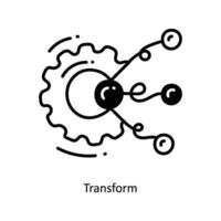 transformeren tekening icoon ontwerp illustratie. opstarten symbool Aan wit achtergrond eps 10 het dossier vector