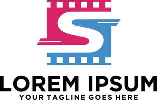 film productie brief s logo vector