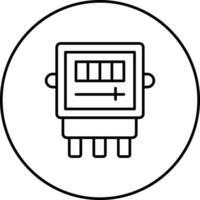 elektrisch meter vector icoon
