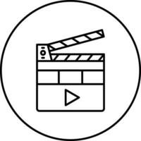 film filmklapper vector icon