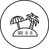 strand vakantie vector icoon
