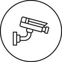 cctv camera vector pictogram