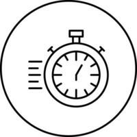 stopwatch vector pictogram