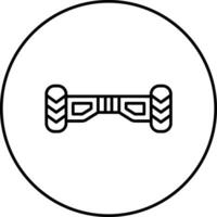 hoverboard vector pictogram