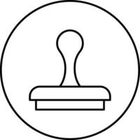 rubber postzegel vector icoon