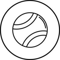 tennisbal vector pictogram