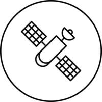 satelliet vector pictogram