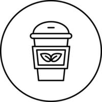 munt koffie vector icoon