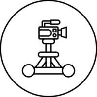 camera dolly vector icoon