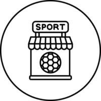 sport- winkel vector icoon