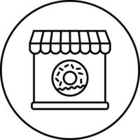 donut winkel vector icoon