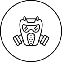 gasmasker vector icon