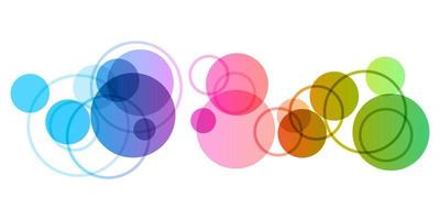 abstracte banner met cirkels ontwerp 1409 vector