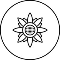 zonnebloem vector icoon