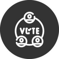 verkiezingen creatief icoon ontwerp vector