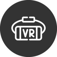 vr bril creatief icoon ontwerp vector