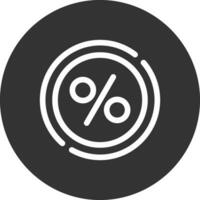percentage creatief icoon ontwerp vector
