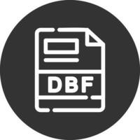 dbf creatief icoon ontwerp vector