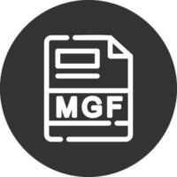 mgf creatief icoon ontwerp vector