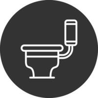 toilet creatief icoon ontwerp vector