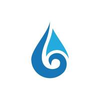 waterdruppel logo sjabloon vector