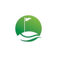 golf logo vector pictogram stock illustratie