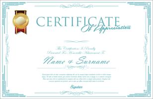 Certificaat vector