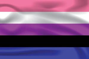 geslachtsvlag voor lgbtq gratis vectorillustratie vector