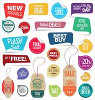 Moderne badges stickers en labels-collectie vector