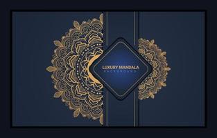 luxe mandala achtergrondontwerp. vector