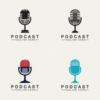 podcast vector pictogram ontwerp illustratie sjabloon