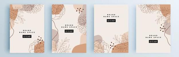 moderne abstracte covers set, minimaal covers ontwerp, kleurrijk geometrisch vector