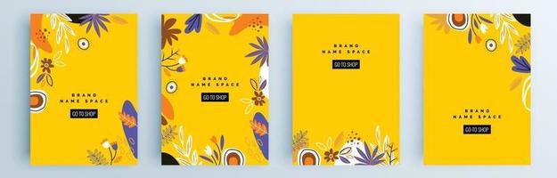 moderne abstracte covers set, minimaal covers ontwerp, kleurrijk geometrisch vector