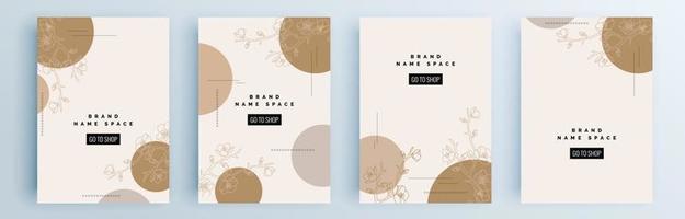 moderne abstracte covers set, minimaal covers ontwerp, kleurrijk geometrisch vector