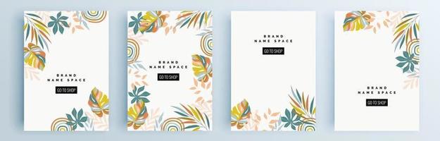 moderne abstracte covers set, minimaal covers ontwerp, kleurrijk geometrisch vector