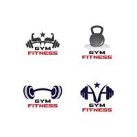 sportschool fitness gezondheid mensen logo vector afbeelding