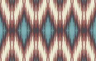 etnisch abstract ikat kunst. aztec ornament afdrukken. meetkundig etnisch patroon naadloos kleur oosters. ontwerp voor achtergrond ,gordijn, tapijt, behang, kleding, inpakken, batik, vector illustratie.