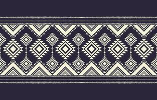 etnisch abstract ikat kunst. aztec ornament afdrukken. meetkundig etnisch patroon naadloos kleur oosters. ontwerp voor achtergrond ,gordijn, tapijt, behang, kleding, inpakken, batik, vector illustratie.