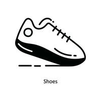 schoenen tekening icoon ontwerp illustratie. school- en studie symbool Aan wit achtergrond eps 10 het dossier vector