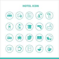 minimalistische icoon voor homestay of hotel logo, vector illustratie