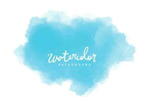 blauw waterverf verf beroerte achtergrond vector illustratie