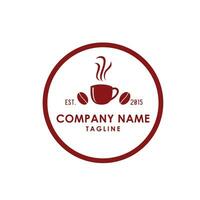 coffeeshop logo ontwerp vector