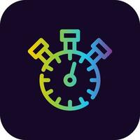 stopwatch creatief icoon ontwerp vector