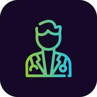 dokter creatief icoon ontwerp vector