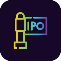 ipo creatief icoon ontwerp vector