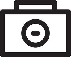 camera fotografie icoon symbool beeld vector. illustratie van multimedia fotografisch lens grapich ontwerp afbeeldingen vector