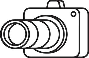 camera fotografie icoon symbool beeld vector. illustratie van multimedia fotografisch lens grapich ontwerp afbeeldingen vector