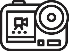 camera fotografie icoon symbool beeld vector. illustratie van multimedia fotografisch lens grapich ontwerp afbeeldingen vector