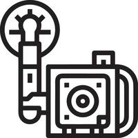 camera fotografie icoon symbool vector afbeelding. illustratie van multimedia fotografisch lens grafisch ontwerp beeld