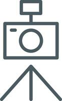 camera fotografie icoon symbool vector afbeelding. illustratie van multimedia fotografisch lens grafisch ontwerp beeld